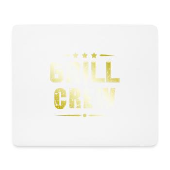 Grill Crew - Mousepad (Querformat) - Weiß - Vorne