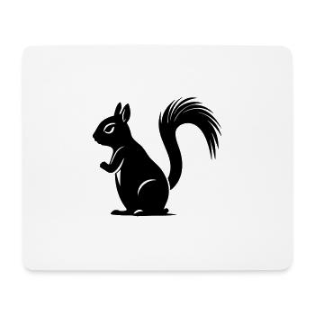 squirrel - Mouse Pad (horizontal) - white - Front