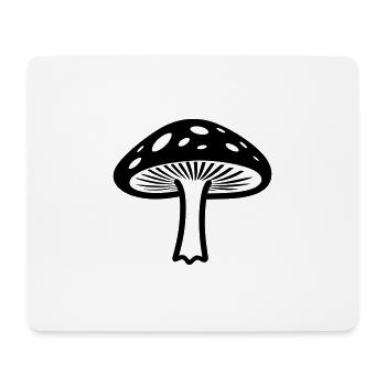 Pilz - Mousepad (Querformat) - Weiß - Vorne