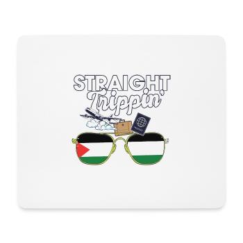Straight Trippin' Palestine Vacances Tour Voyage - Tapis de souris (format paysage) - blanc - Devant