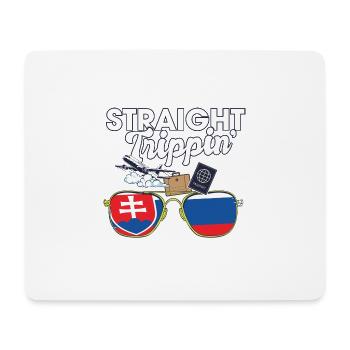 Straight Trippin' Slovakia Vacation Tour Travel - Mouse Pad (horizontal) - white - Front