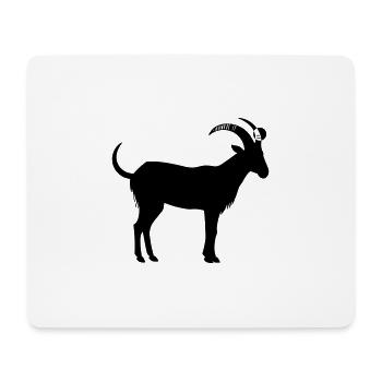 Goat - Mouse Pad (horizontal) - white - Front