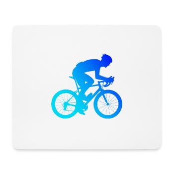Herren Rennradfahren Rennradfahrer Damen Rennrad - Mousepad (Querformat) - Weiß - Vorne