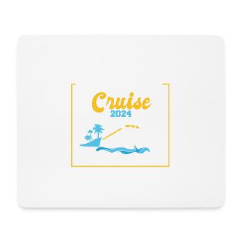 Family Cruise 2024 Voyage Cruising Tour Matching - Mousepad (Querformat) - Weiß - Vorne