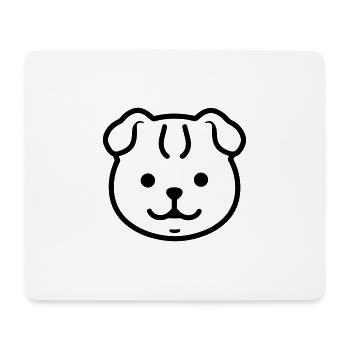 Dog - Mouse Pad (horizontal) - white - Front