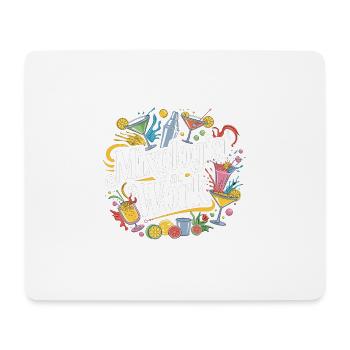 Mixologist At Work 6 - Mousepad (Querformat) - Weiß - Vorne