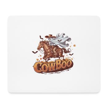 Halloween Gespenst Cowboy reitet Pferd für - Mousepad (Querformat) - Weiß - Vorne