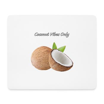 Coconut Vibes Only - Tapis de souris (format paysage) - blanc - Devant