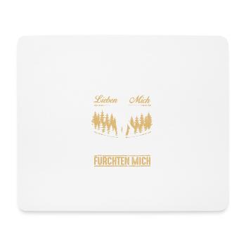 Holzfäller Förster Waldarbeiter Holz Geschenk - Mousepad (Querformat) - Weiß - Vorne