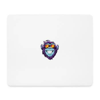 Malle Party Crew Monkey Monkey - Mouse Pad (horizontal) - white - Front