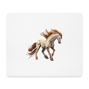 Wild horse - Mouse Pad (horizontal) - white - Front