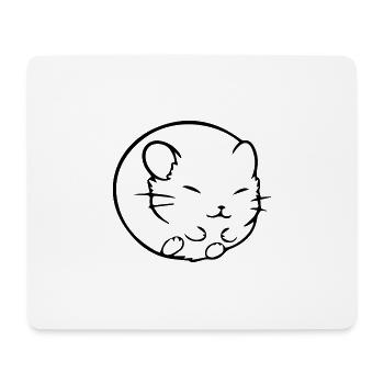 Hund Chien - Tapis de souris (format paysage) - blanc - Devant