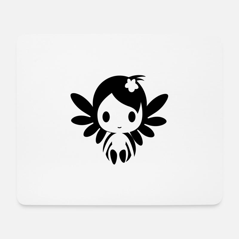 Fee - Mousepad (Querformat) - Weiß