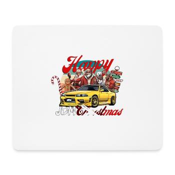 Jdm christmas edition / Tuning Mechanic Costume - Mouse Pad (horizontal) - white - Front