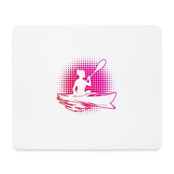 Women's Kayak Canoe Kayak Kayaking Men - Mouse Pad (horizontal) - white - Front