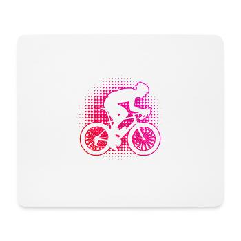 Rennradfahrer Rennradfahren Herren Damen Road Bike - Mousepad (Querformat) - Weiß - Vorne