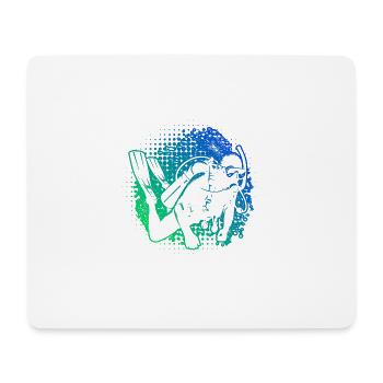 Damen Herren Diving Tauchen Scuba Tauchen - Mousepad (Querformat) - Weiß - Vorne