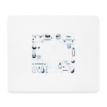 It's Just Water Weight 18 - Mousepad (Querformat) - Weiß - Vorne