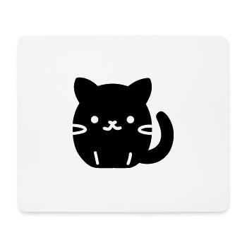 Katze - Mousepad (Querformat) - Weiß - Vorne
