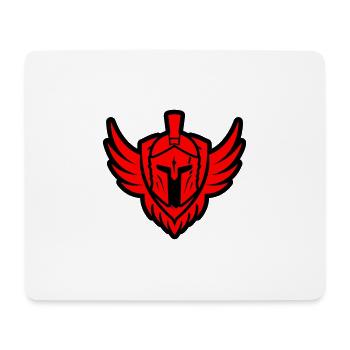 Spartan Helmet Icon - Mouse Pad (horizontal) - white - Front