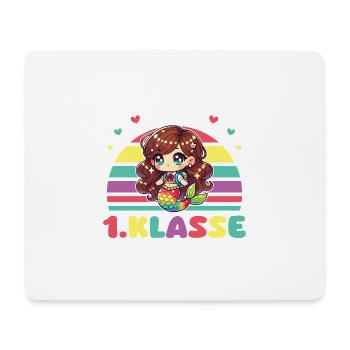 Je suis 1ère année 2025 Sirène mignonne à - Tapis de souris (format paysage) - blanc - Devant
