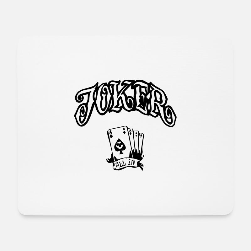Joker Jokers All in Geschenkidee - Mousepad (Querformat) - Weiß