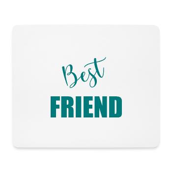 BEST FRIEND - Mouse Pad (horizontal) - white - Front