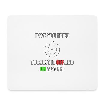 Computer Nerd Computer Scientist IT Programmer - Mouse Pad (horizontal) - white - Front