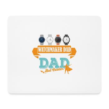 Uhrmacher Vater cooler Papa - Mousepad (Querformat) - Weiß - Vorne