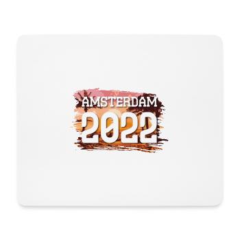 Amsterdam 2022 - Mouse Pad (horizontal) - white - Front