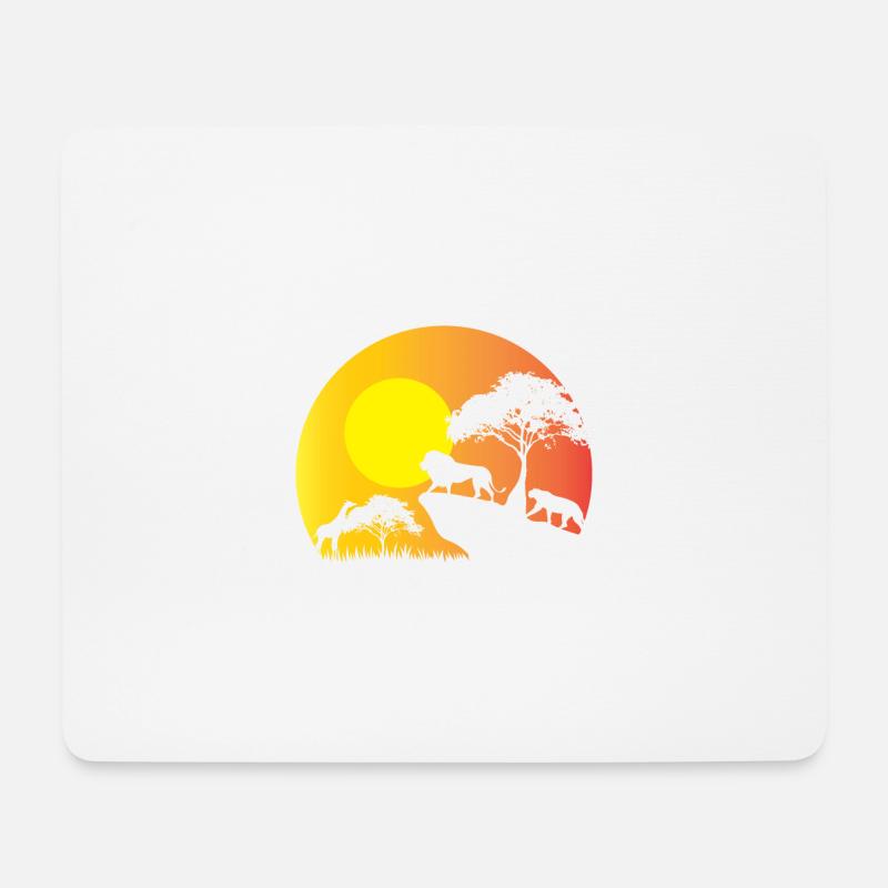 Gehört in Safari Backpacker Geschenk - Mousepad (Querformat) - Weiß