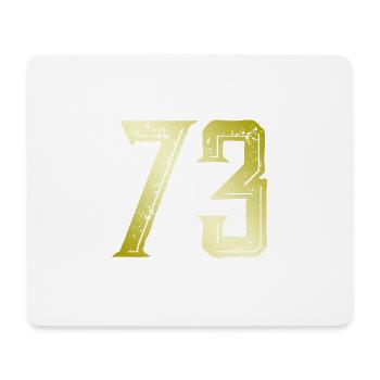 Symbole numérique 73 - Tapis de souris (format paysage) - blanc - Devant