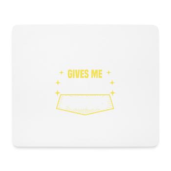 Corn Pudding Gives Me Teacher Powers Funny - Mouse Pad (horizontal) - white - Front