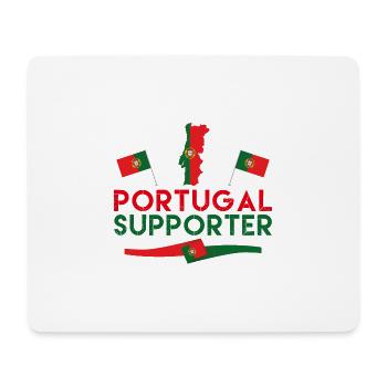 fan de Portugal supporter. Supporter de Portugal. - Tapis de souris (format paysage) - blanc - Devant