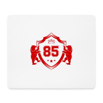 85 Nombre Armoiries - Tapis de souris (format paysage) - blanc - Devant