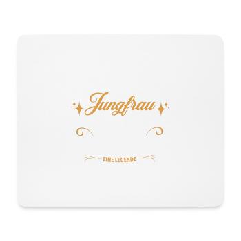 Sternzeichen Geschenke Jungfrau Spruch - Mousepad (Querformat) - Weiß - Vorne