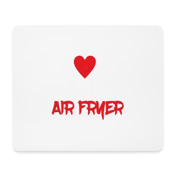 J’adore ma friteuse à air 5 - Tapis de souris (format paysage) - blanc - Devant