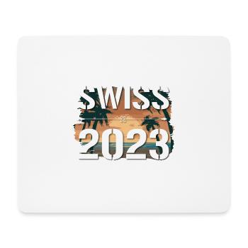 Schweiz 2023 - Mousepad (Querformat) - Weiß - Vorne