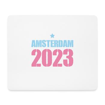 Amsterdam 2023 - Mouse Pad (horizontal) - white - Front