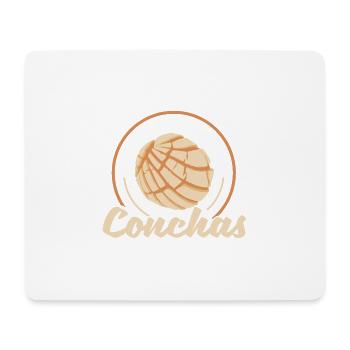 Conchas Design for a Mexican Food Lover with - Mouse Pad (horizontal) - white - Front