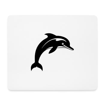 Dolphin - Mouse Pad (horizontal) - white - Front