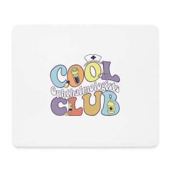 Cool Opthalmologists Club Optometric Eye Doctor - Mousepad (Querformat) - Weiß - Vorne