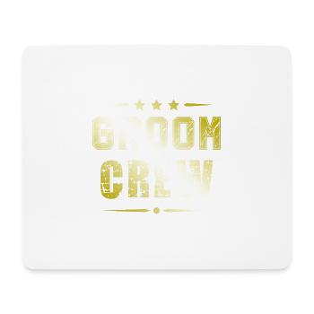 Groom Crew - Mousepad (Querformat) - Weiß - Vorne