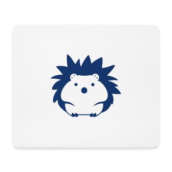 Igel - Mousepad (Querformat) - Weiß - Vorne