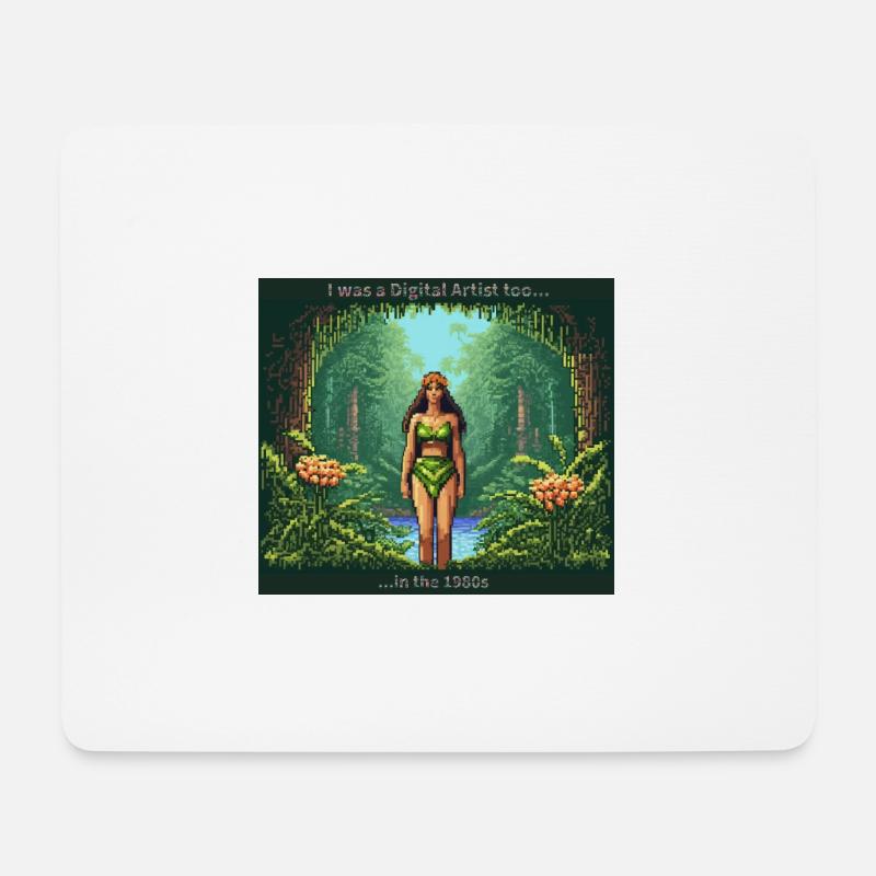 Künstler - Mousepad (Querformat) - Weiß