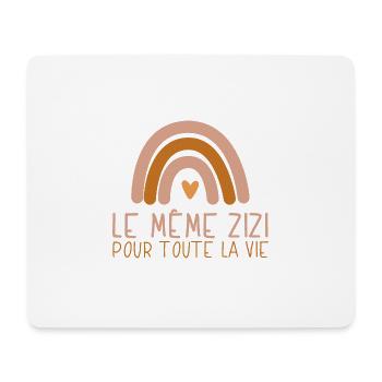 EVJF Future Mariée Humour Zizi Bride Team Mariée - Tapis de souris (format paysage) - blanc - Devant