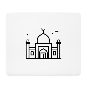 Moschee - Mousepad (Querformat) - Weiß - Vorne