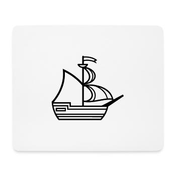 Pirate ship - Mouse Pad (horizontal) - white - Front