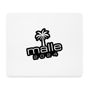 Malle 2024 Mallorca Palme - Mousepad (Querformat) - Weiß - Vorne