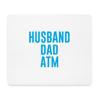 Husband Dad ATM 2 - Mousepad (Querformat) - Weiß - Vorne